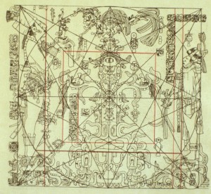 Palenque Tablet of the Foliated Cross - Geometric Structure